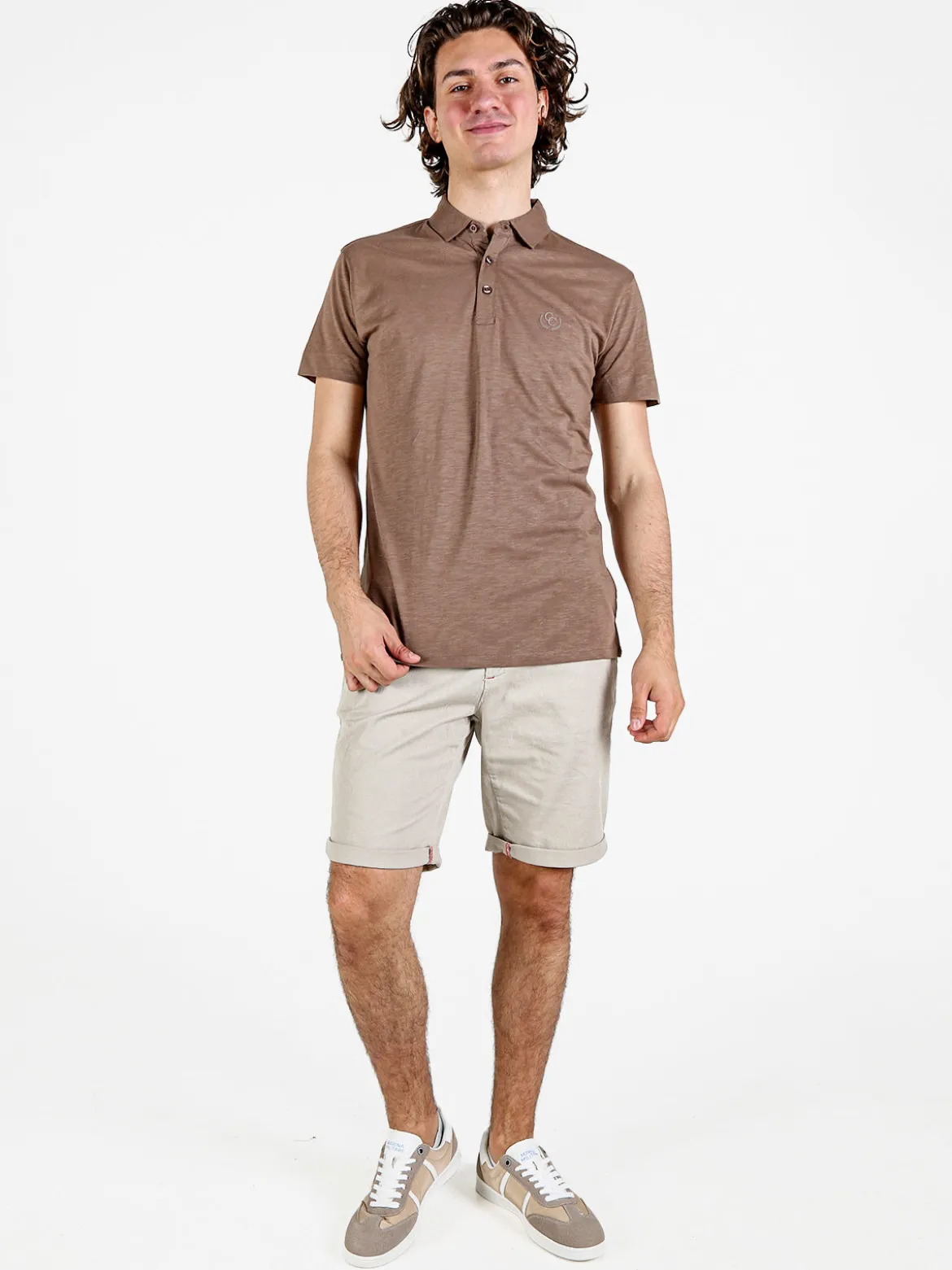 Coveri Collection Polo uomo in cotone a maniche corte