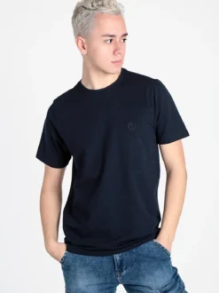 Coveri Collection T-shirt girocollo da uomo in cotone piquet
