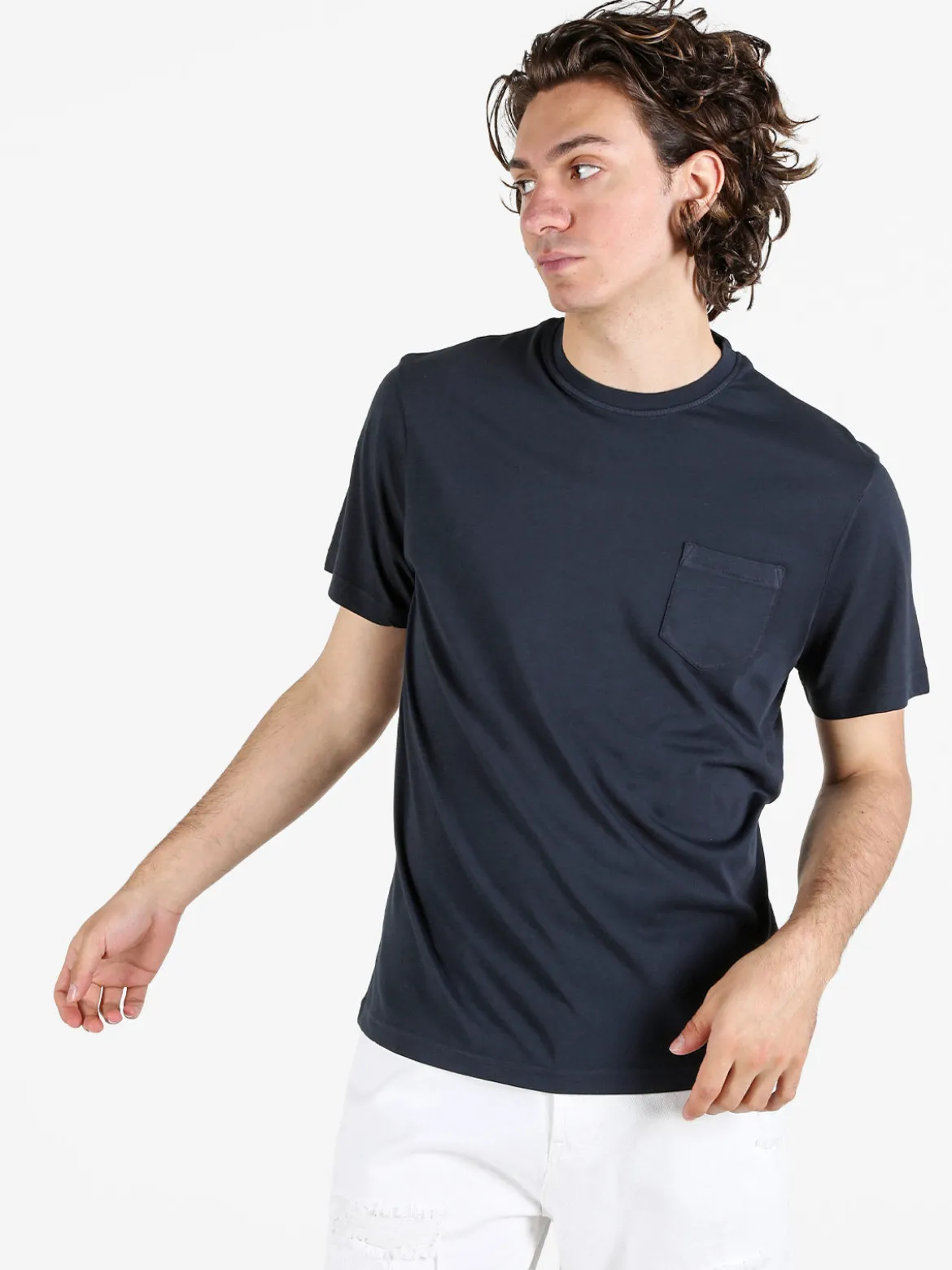 Coveri Collection T-shirt uomo in cotone con taschino