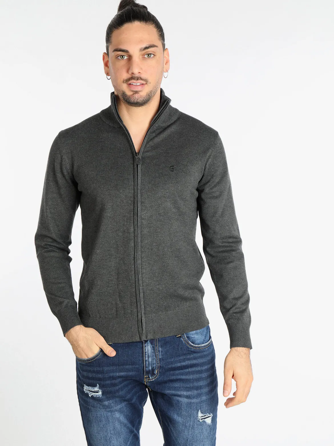 Coveri Moving Cardigan uomo in maglia con zip