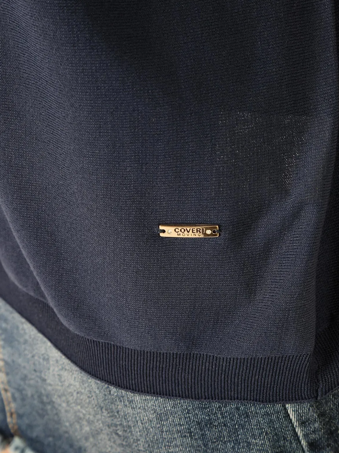 Coveri Moving Maglia donna a maniche corte - blu