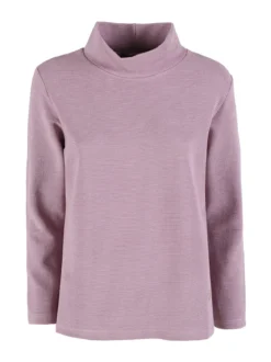 Coveri Moving Maglia donna a maniche lunghe accollata - rosa