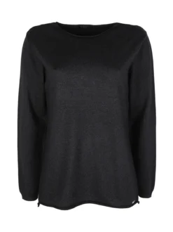 Coveri Moving Maglia donna in lurex con spacchi laterali