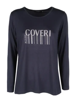 Coveri Moving Maglia girocollo da donna con stampa