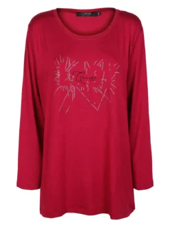 Coveri Moving Maxi maglia donna con strass taglie forti