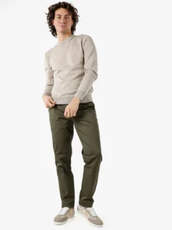 Coveri Moving Pantaloni casual da uomo a vita bassa - militare
