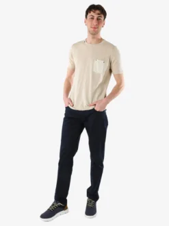 Coveri Moving Pantaloni casual da uomo in cotone - blu scuro