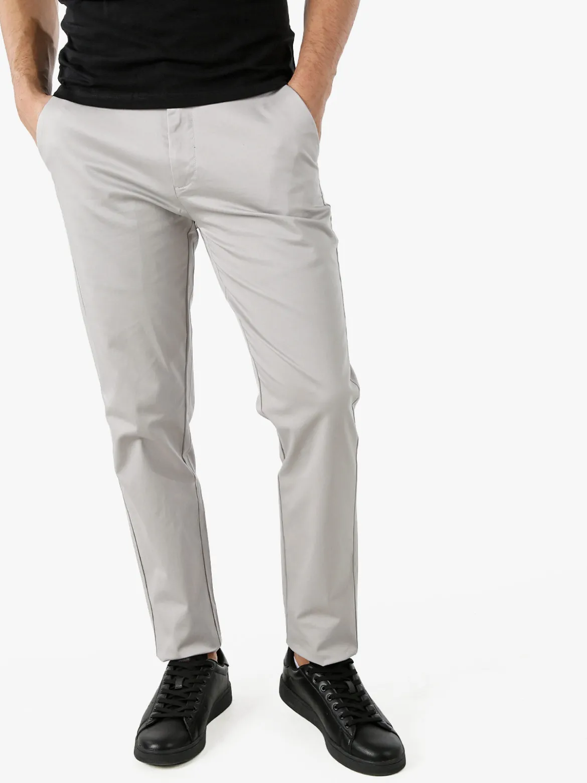Coveri Moving Pantaloni casual da uomo in cotone - ghiaccio