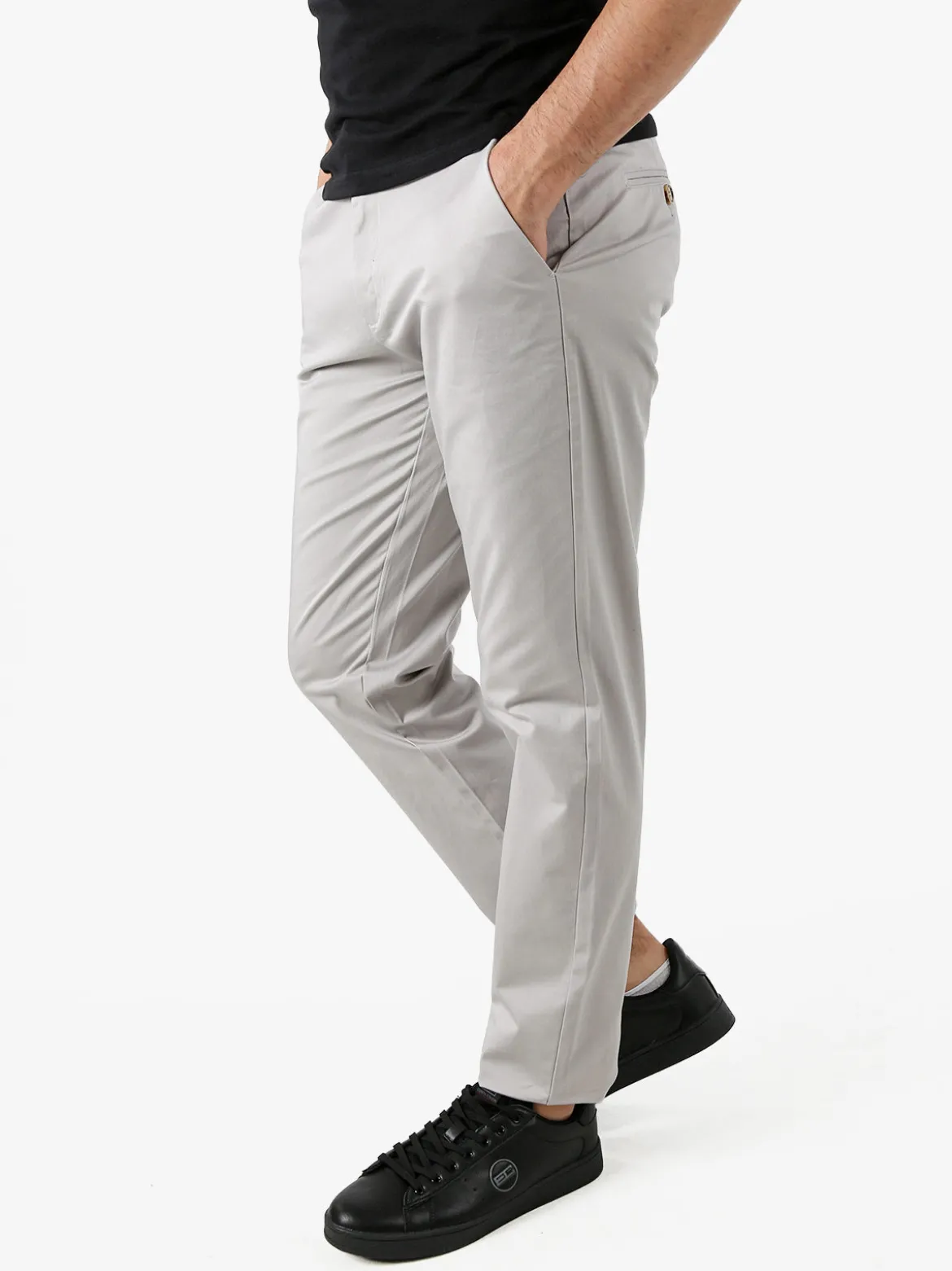 Coveri Moving Pantaloni casual da uomo in cotone - ghiaccio