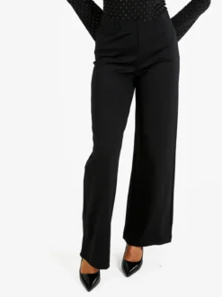 Coveri Moving Pantaloni donna a gamba larga - nero