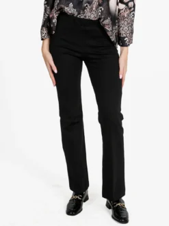 Coveri Moving Pantaloni donna a zampa - nero