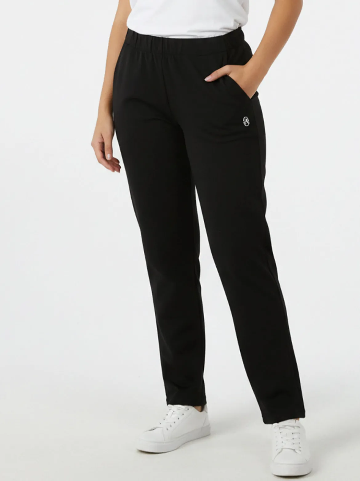 Coveri Moving Pantaloni donna in felpa di cotone - nero