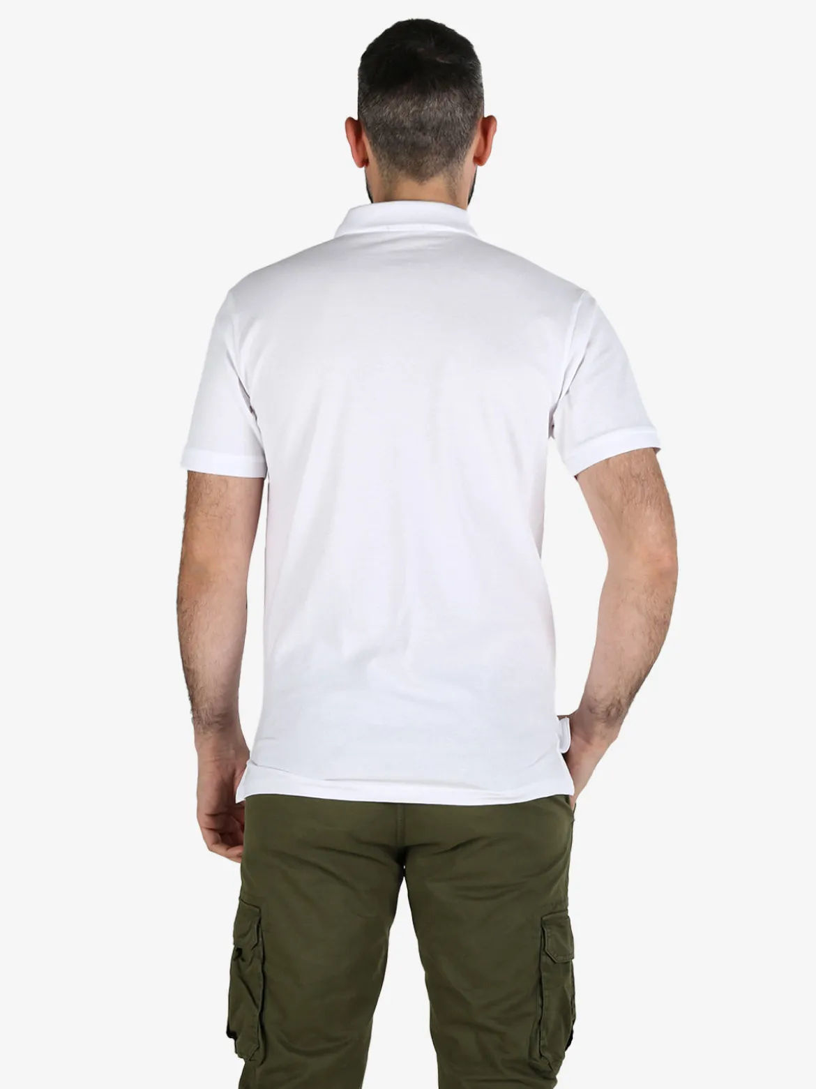 Coveri Moving Polo da uomo in cotone a maniche corte