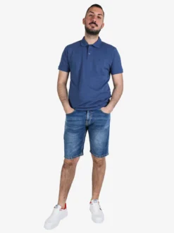 Coveri Moving Polo da uomo in cotone a maniche corte