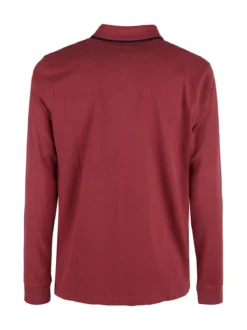 Coveri Moving Polo da uomo in cotone a maniche lunghe