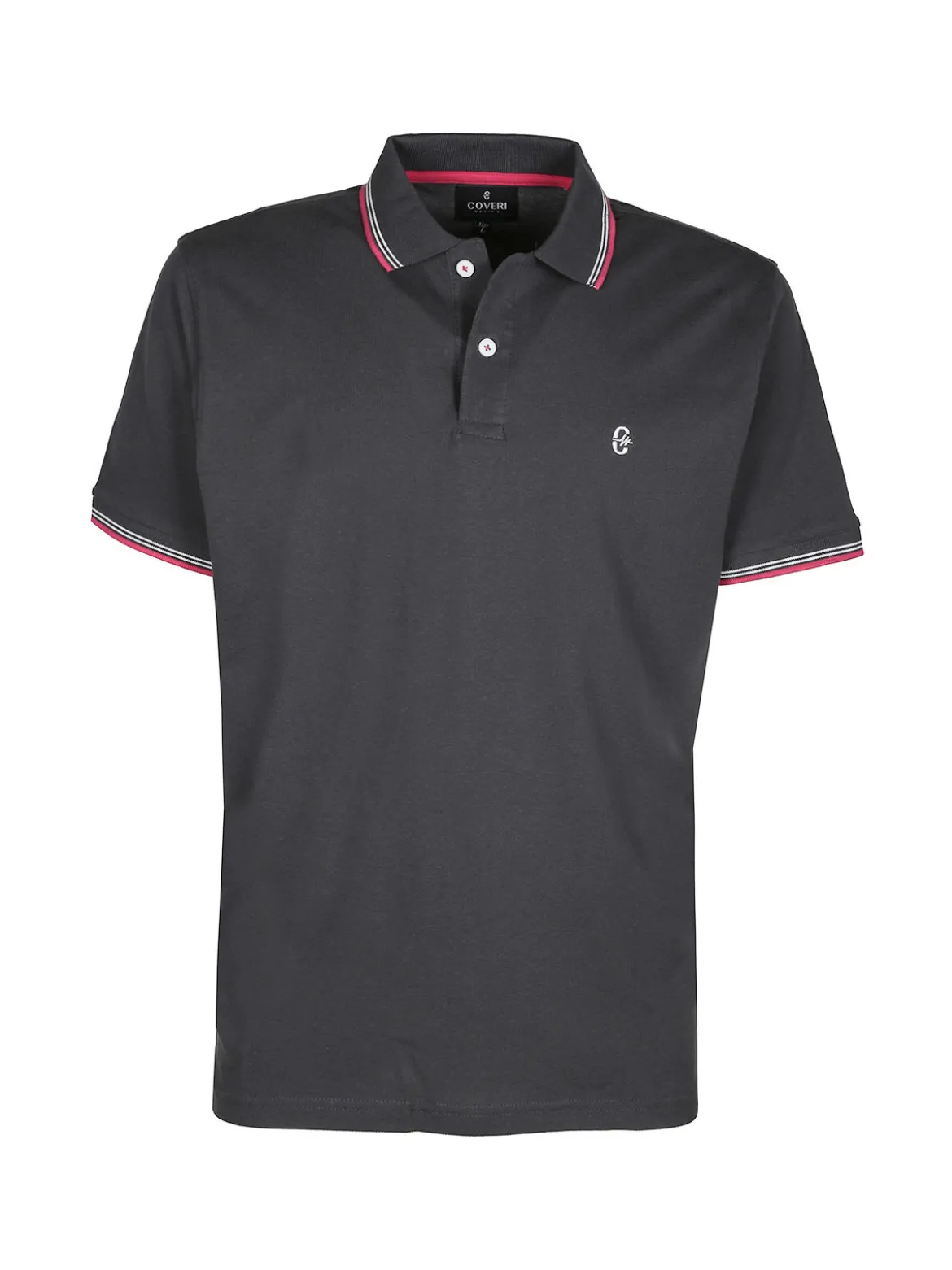 Coveri Moving Polo da uomo in cotone piquet a maniche corte