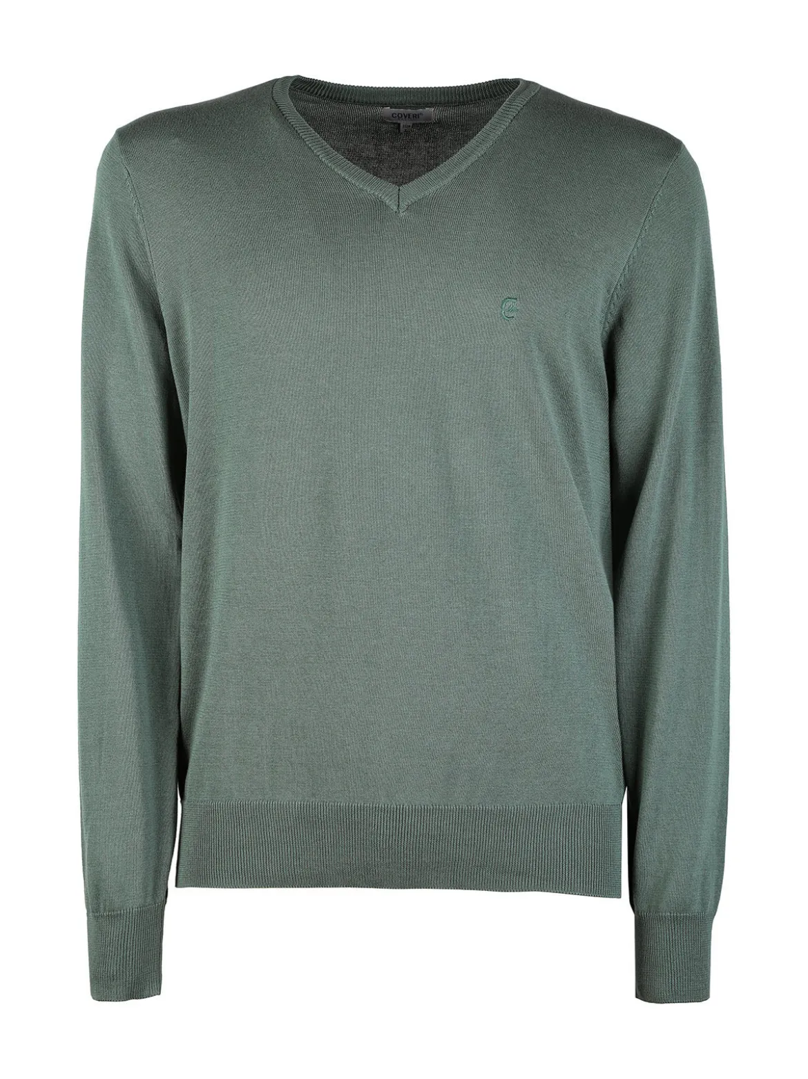 Coveri Moving Pullover da uomo in cotone scollo V