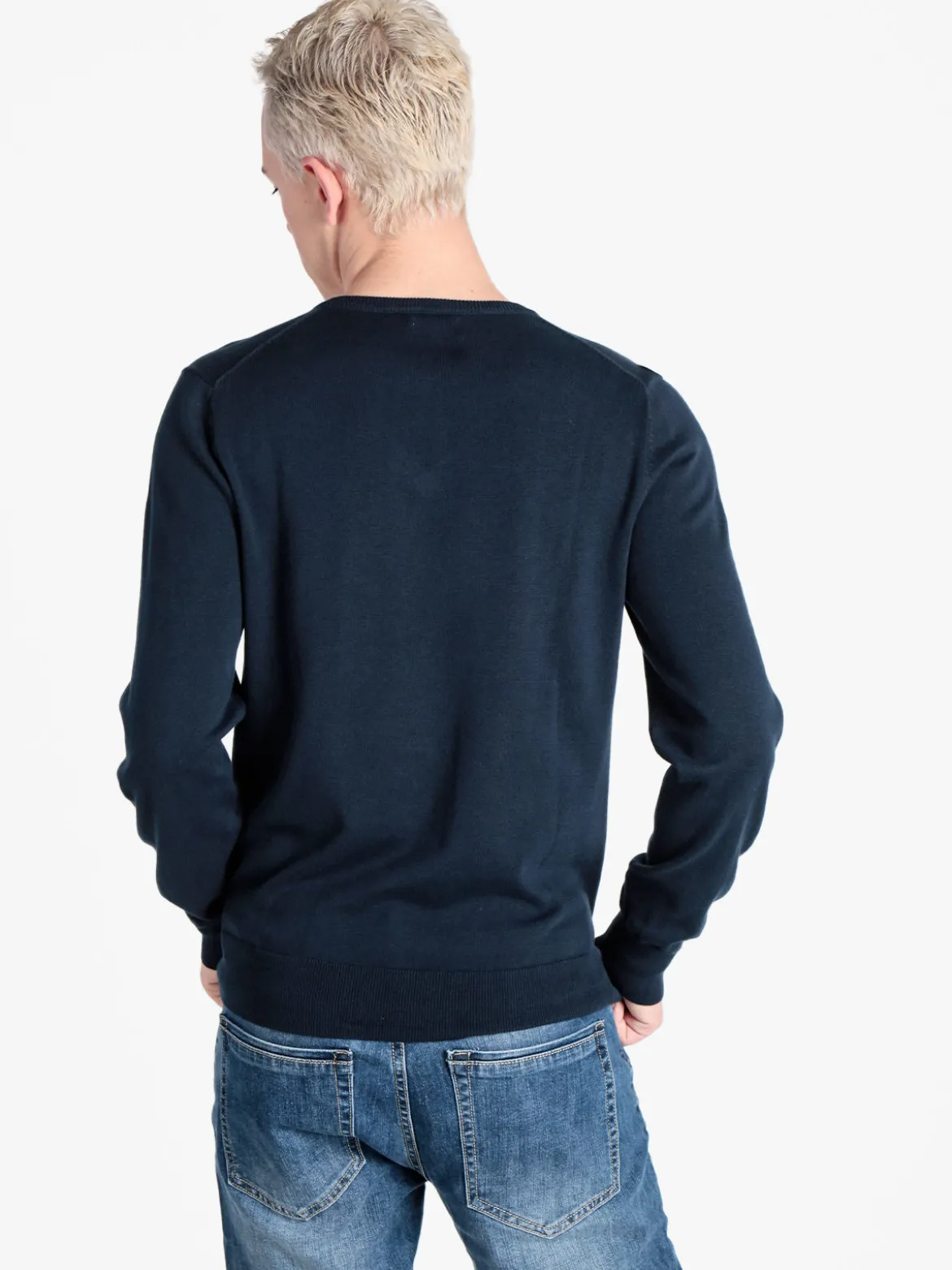 Coveri Moving Pullover da uomo in cotone scollo V