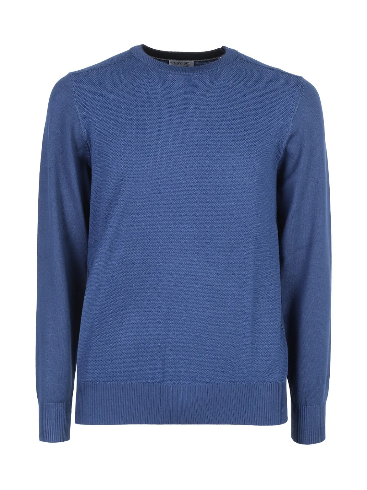 Coveri Moving Pullover girocollo da uomo in maglia - blu