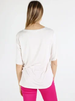 Coveri Moving T-shirt da donna con stampa e strass