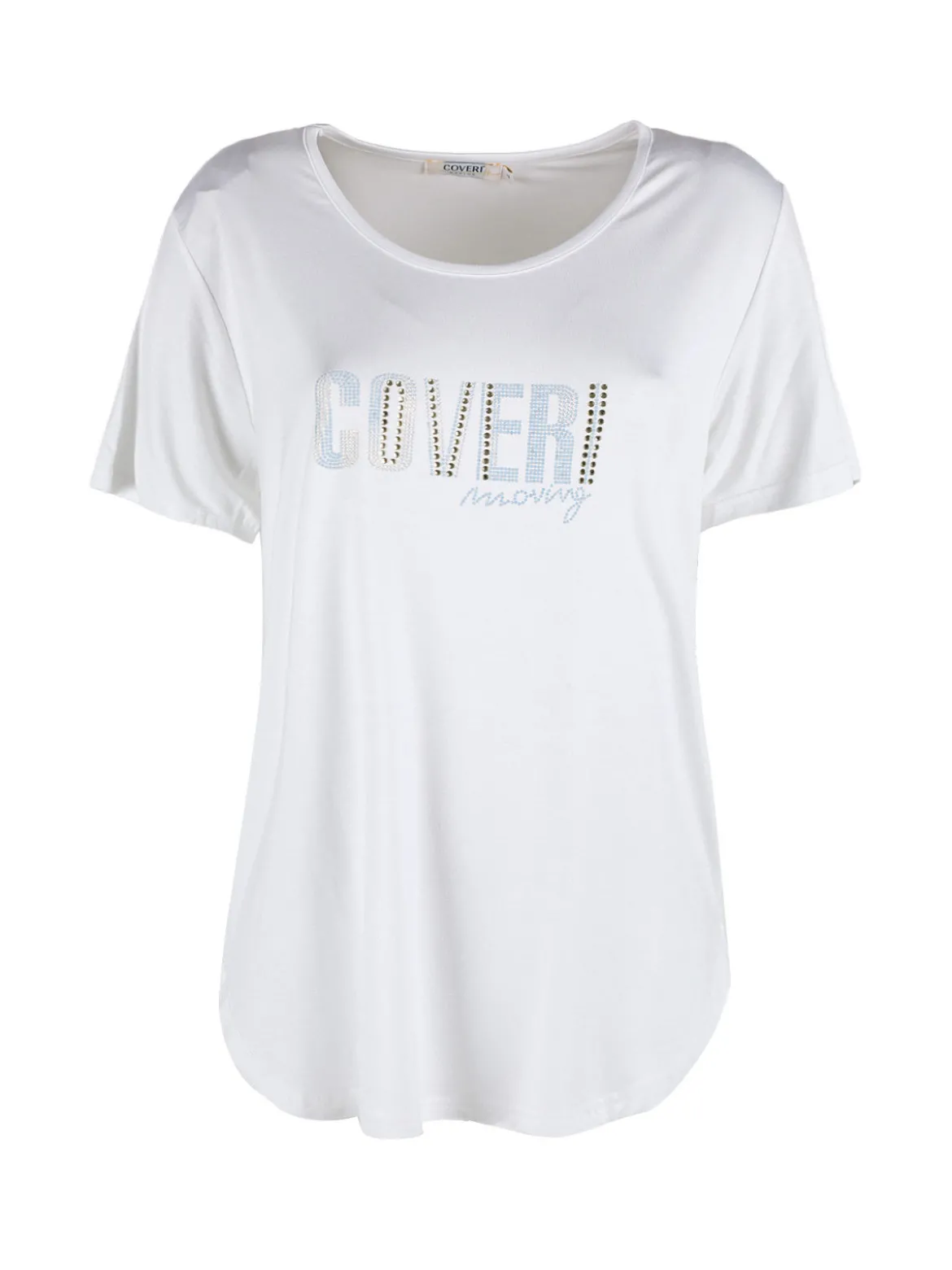 Coveri Moving T-shirt da donna con strass
