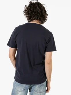 Coveri Moving T-shirt da uomo girocollo in cotone - blu scuro