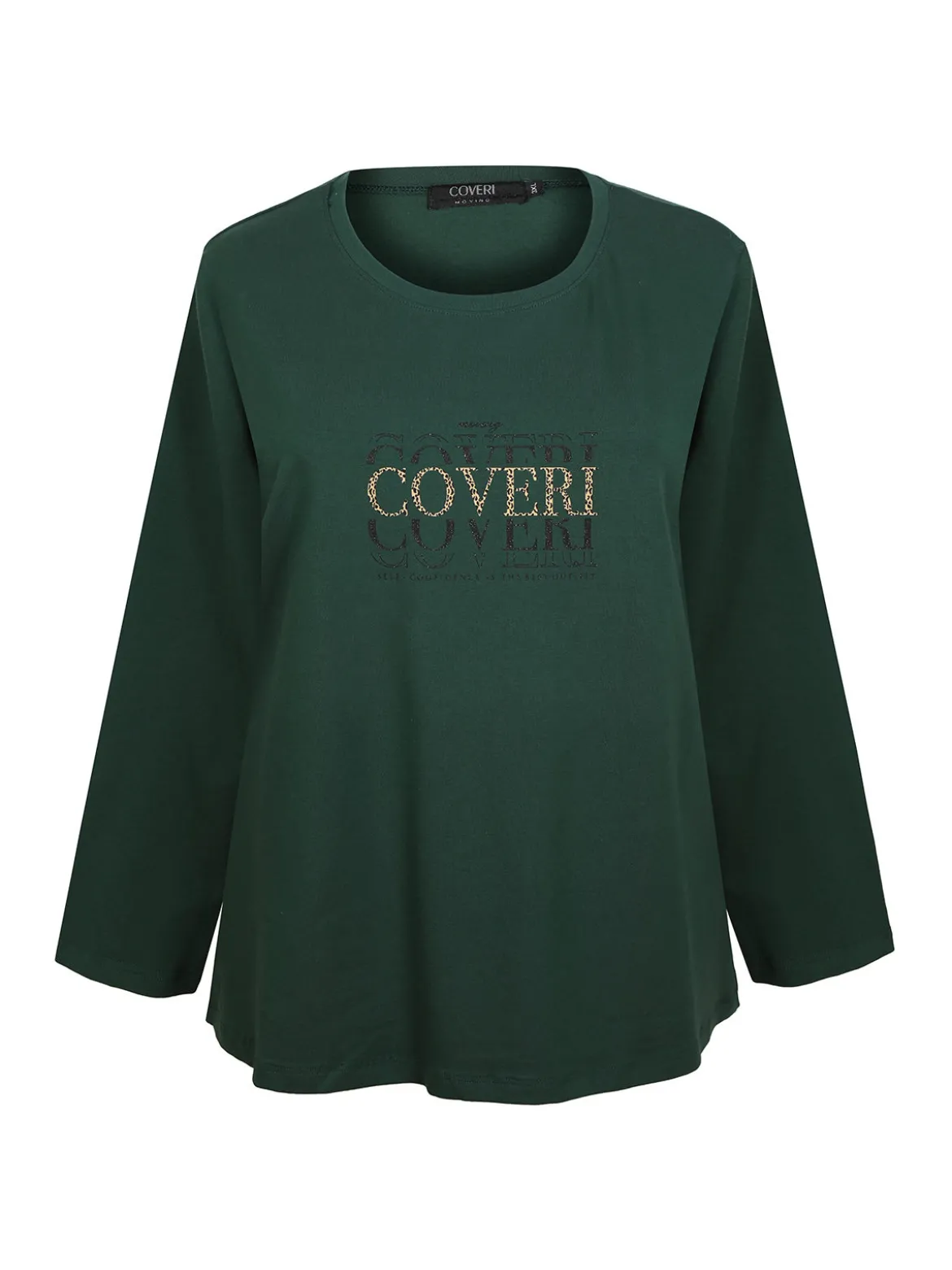 Coveri Moving T-shirt donna maniche lunghe taglie forti