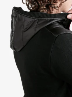 Coveri Viale Morin Giubbino da uomo con cappuccio e zip e dettagli in maglia