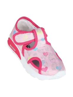 Cox Sandali chiusi da bambina in tessuto con luci