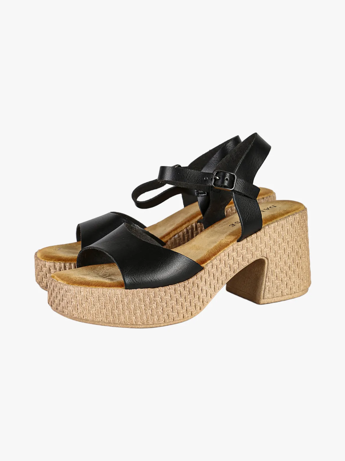 Dame Rose Sandali donna con tacco e plateau