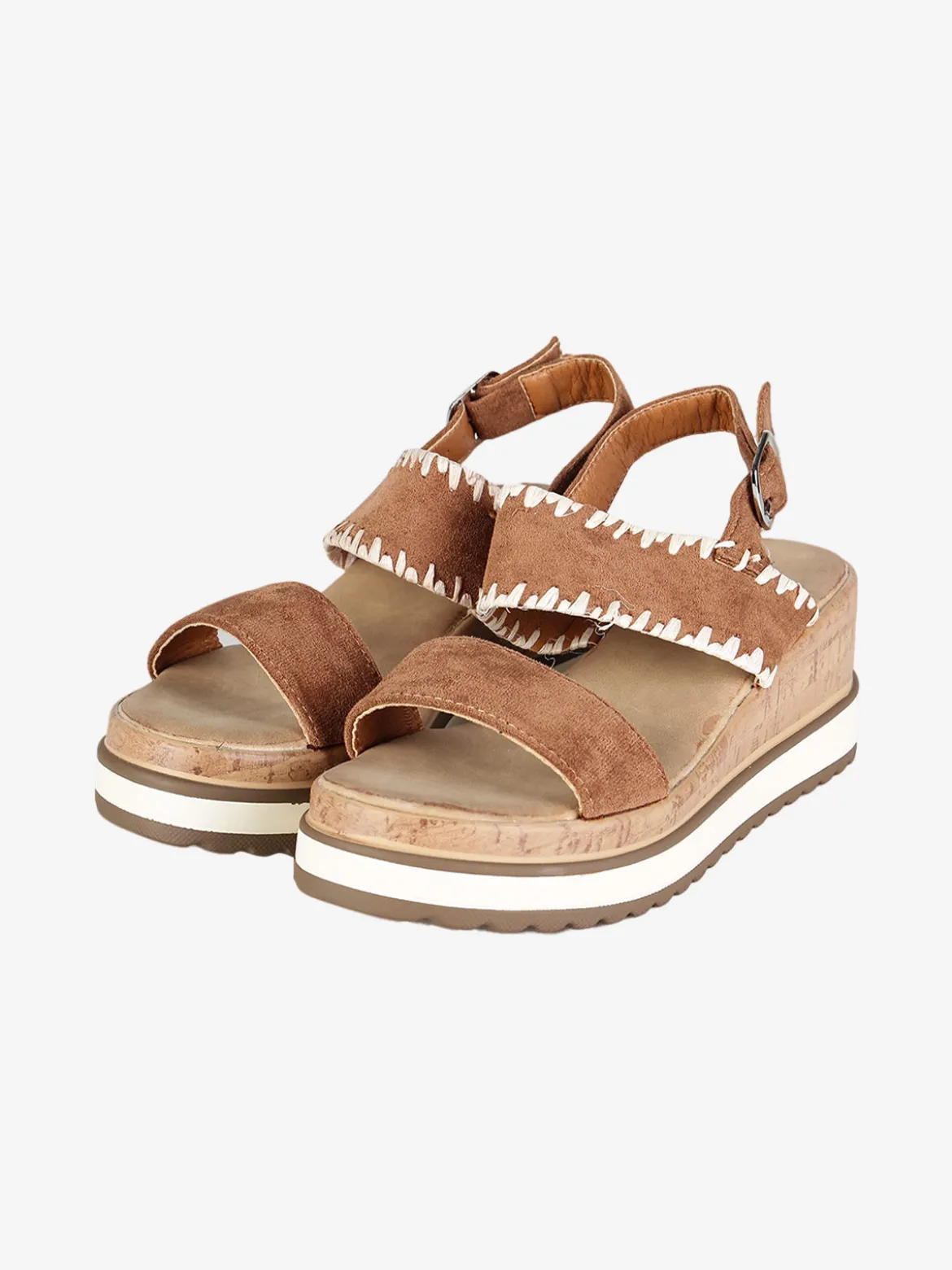 Dame Rose Sandali donna con zeppa e plateau