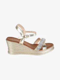 Dame Rose Sandali donna con zeppa e strass