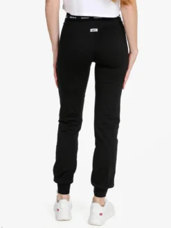 Dance Pantaloni donna sportivi con coulisse e polsini - nero