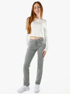 Dance Pantaloni sportivi da donna con coulisse in vita - grigio