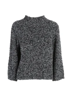 Daystar Maglione donna in bouclè - nero