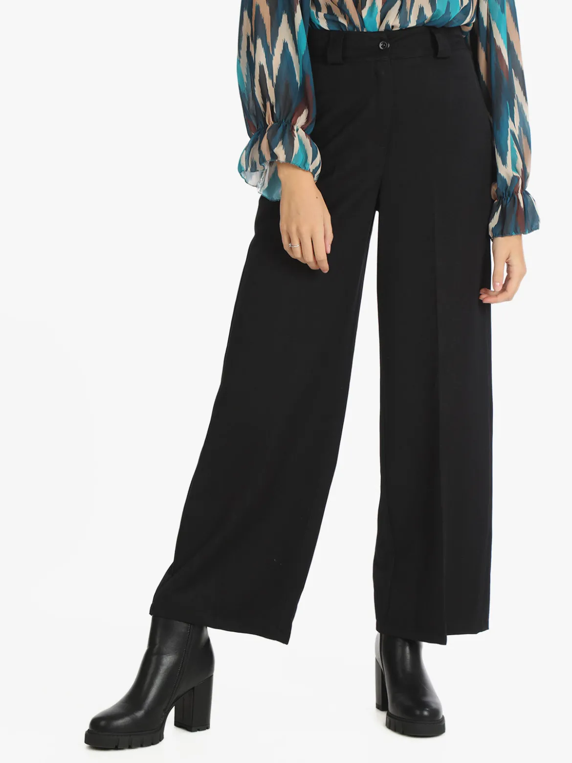 Daystar Pantaloni palazzo donna taglio classico