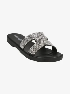 De Fonseca Ciabatte donna in gomma con strass