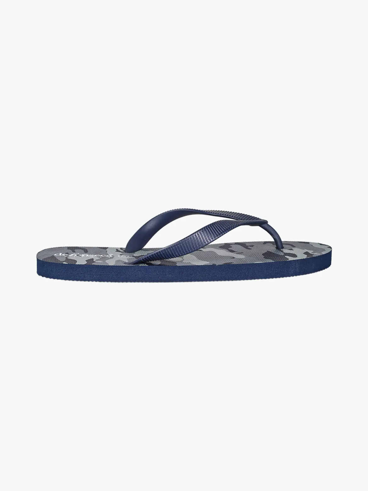 De Fonseca Infradito uomo da mare militari in gomma - blu