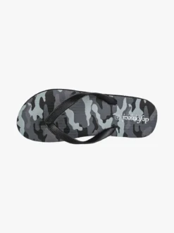 De Fonseca Infradito uomo da mare militari in gomma - nero