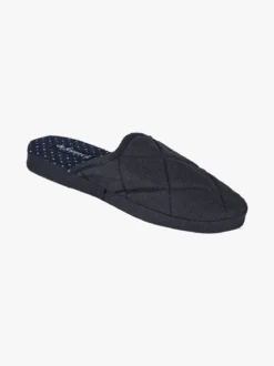 De Fonseca Pantofole da uomo in tessuto - blu scuro
