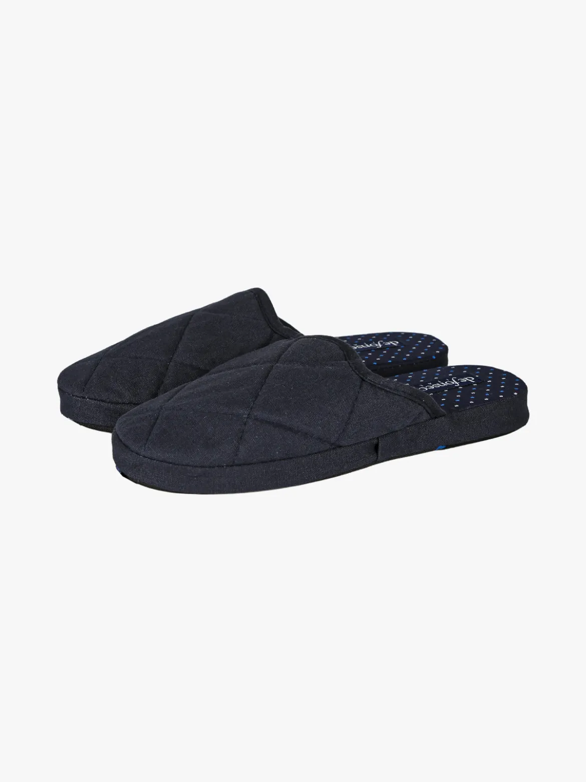 De Fonseca Pantofole da uomo in tessuto - blu scuro