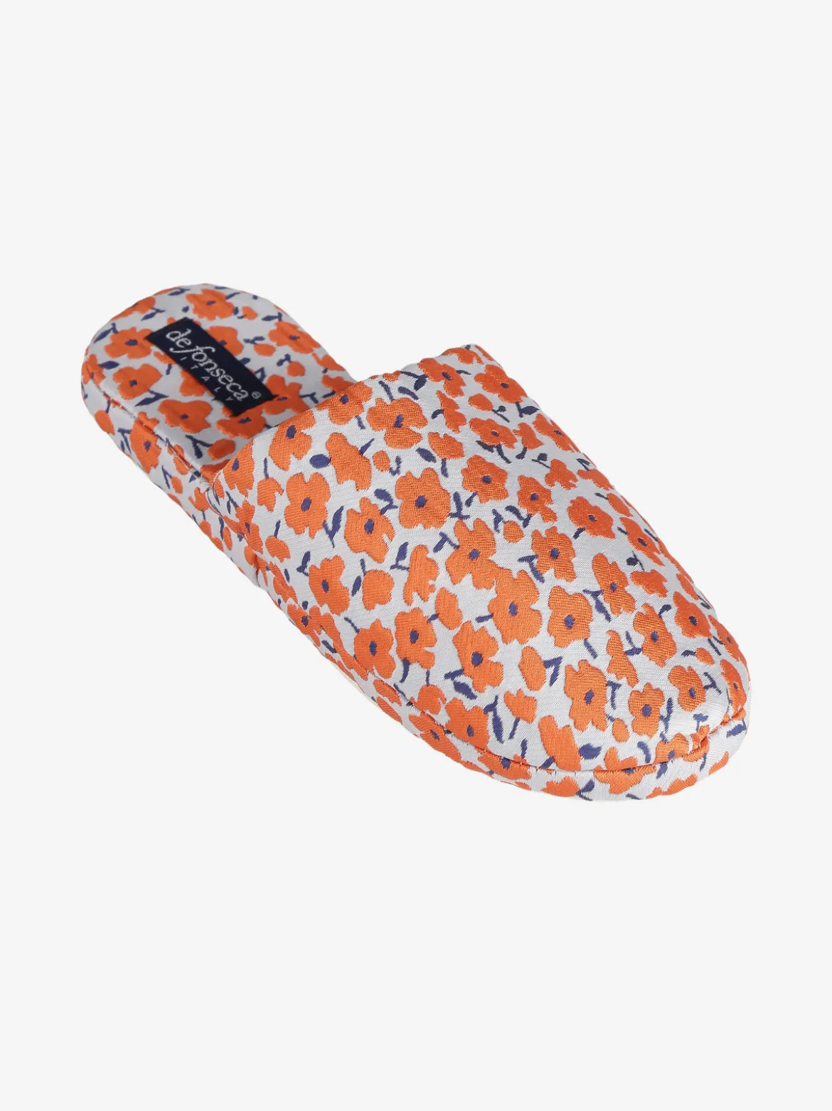 De Fonseca Pantofole donna in tessuto a fiori