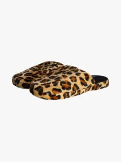 De Fonseca Pantofole donna invernali animalier - cammello
