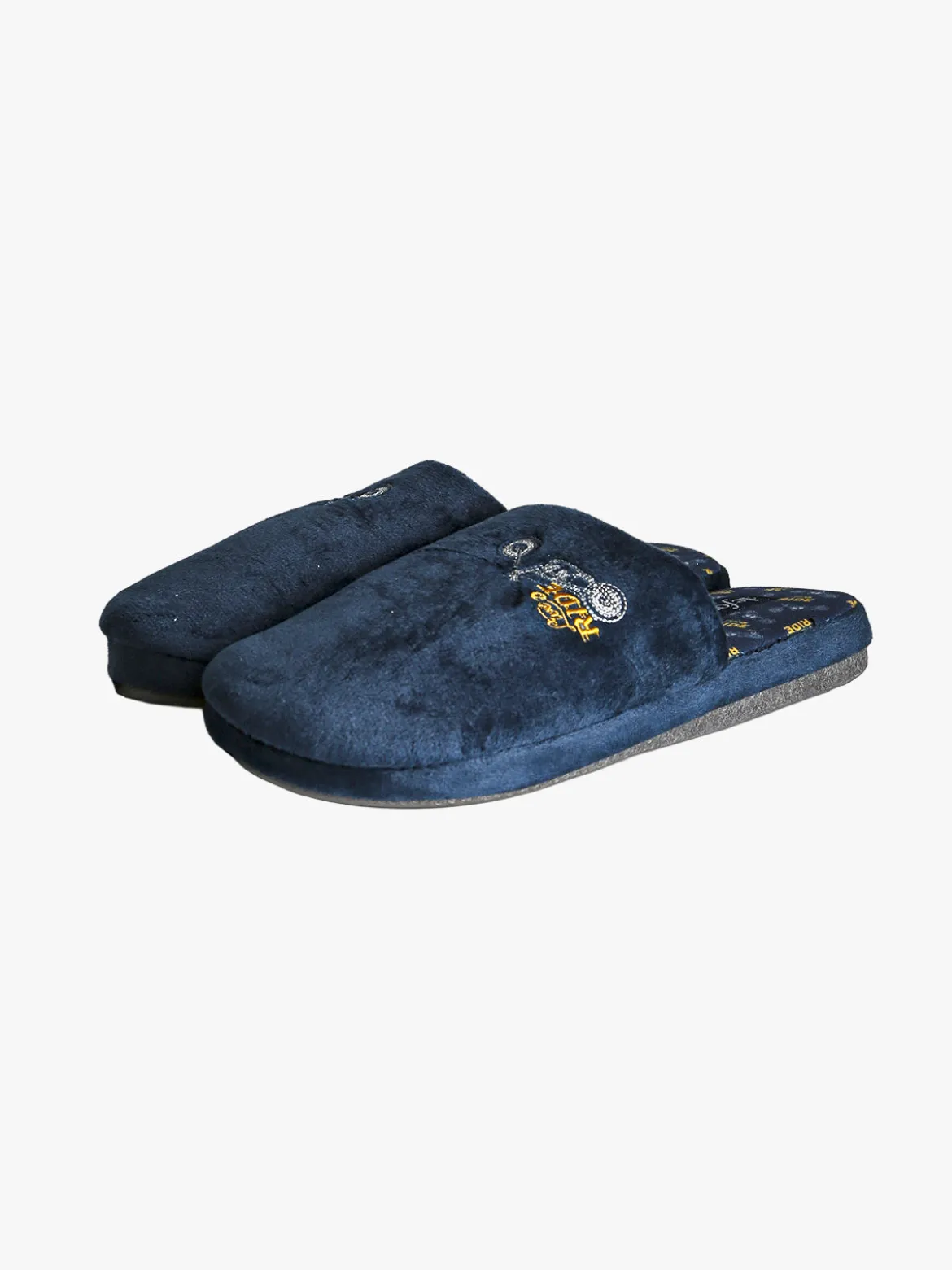 De Fonseca Pantofole invernali da uomo con stampe - blu scuro