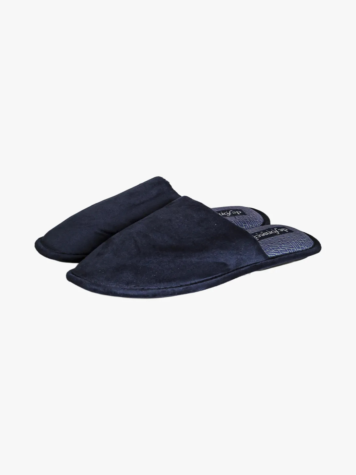 De Fonseca Pantofole uomo scamosciate invernali - blu scuro