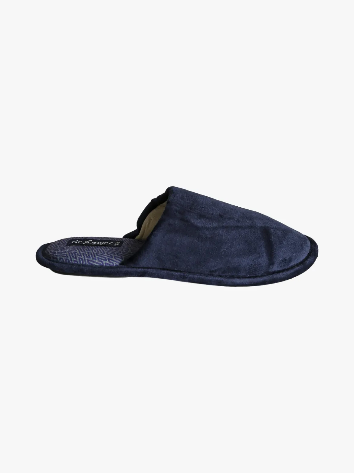 De Fonseca Pantofole uomo scamosciate invernali - blu scuro