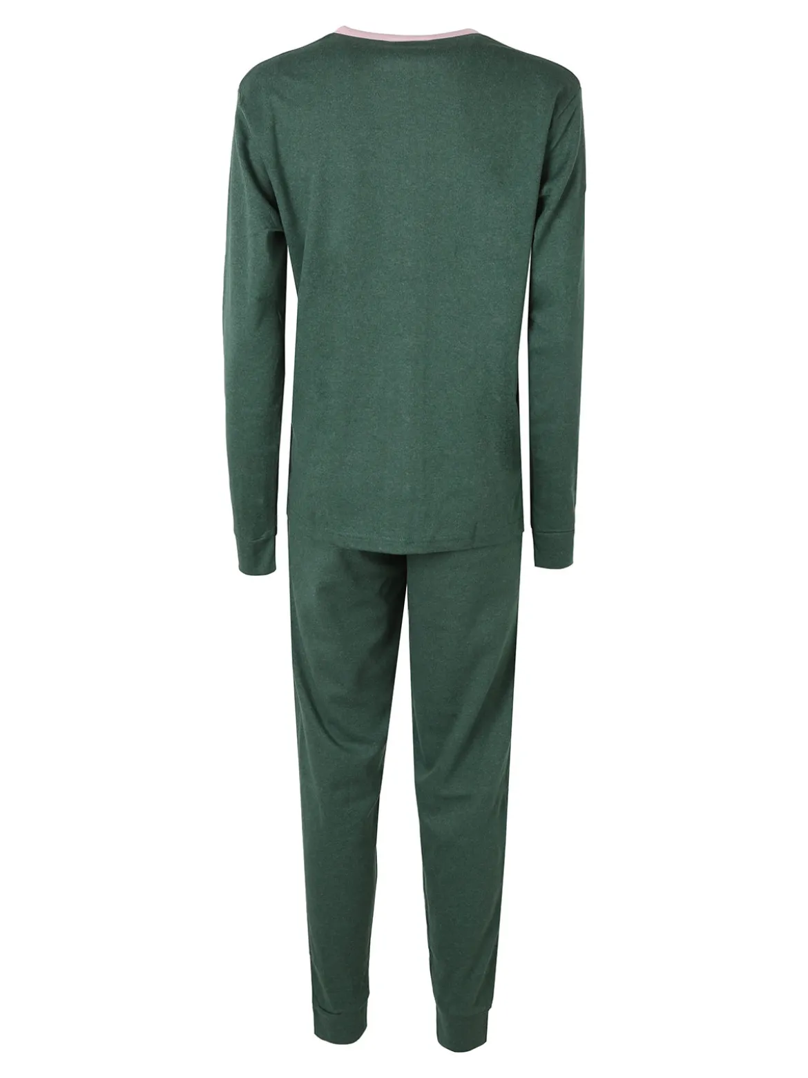 De Fonseca Pigiama donna in cotone con bottoni - verde