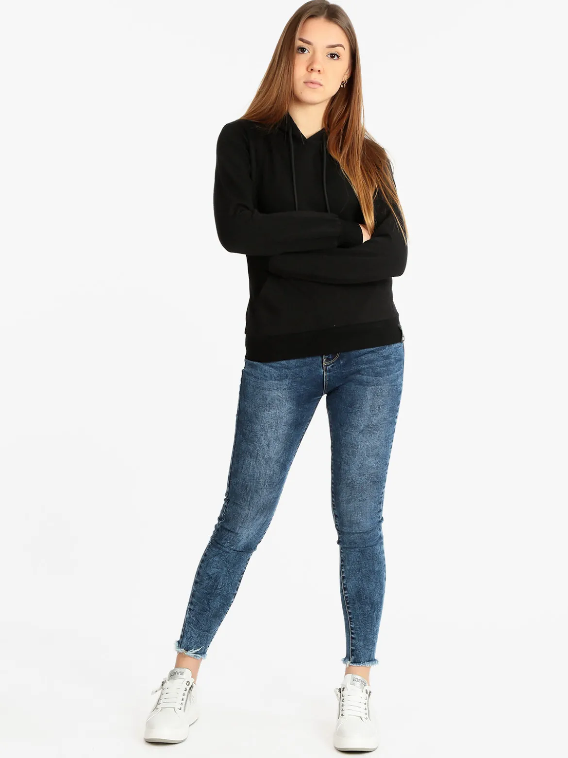 Dekuba Felpa leggera donna con cappuccio