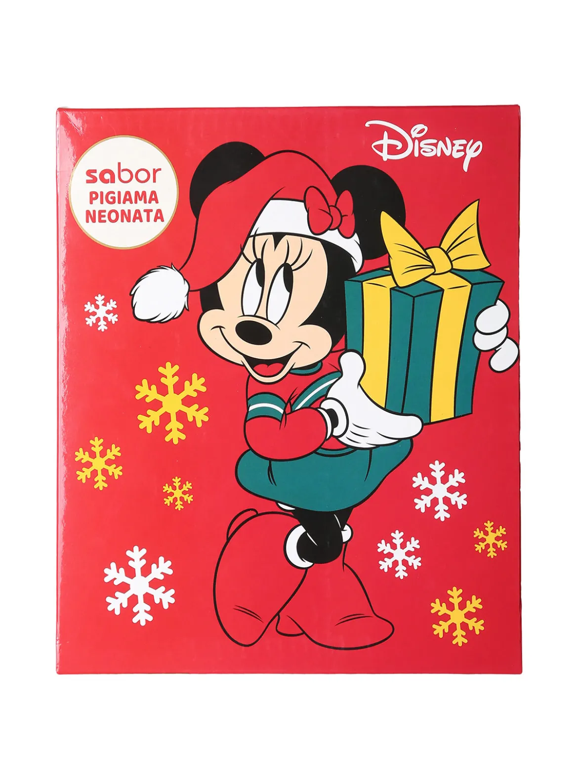 Disney Baby Minnie pigiama natalizio da neonata in cotone - rosso