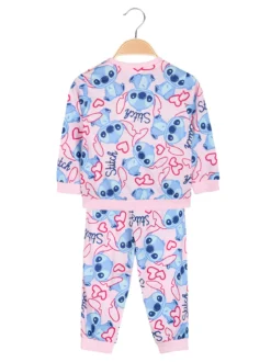 Disney Baby Stitch pigiama da neonata in cotone con stampe - rosa